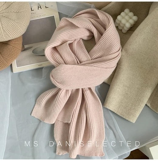 2021新款围巾 像奶茶一样温暖~韩国ins百搭柔软保暖厚围巾女冬季学生潮圣诞 商品图10