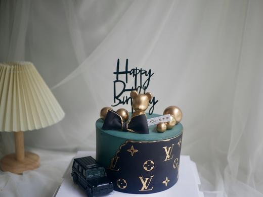LV翻糖小熊 一鲜奶动物奶油蛋糕 商品图1