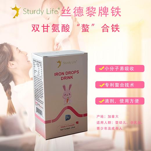 丝德黎牌铁滴液25ml/瓶   每ml含铁 10mg 商品图3