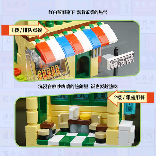 Keeppley缤纷街景系列第3季积木小颗粒拼装益智儿童玩具女孩礼物 商品图2