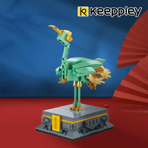 Keeppley国玩系列祥瑞麒麟小颗粒拼装积木玩具故宫瑞兽摆件礼物 商品图3