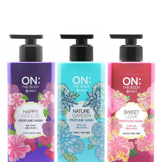 韩国LG ONTHEBODY安宝笛香水沐浴露沐浴乳500ml 两瓶装下单请备注款式 商品图1