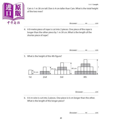【中商原版】新加坡教辅【提分宝典】小学三年级数学-掌握数学 课外练习 家庭自学教材 Primary 3 Mathematics 商品图3