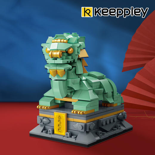 Keeppley国玩系列祥瑞麒麟小颗粒拼装积木玩具故宫瑞兽摆件礼物 商品图4