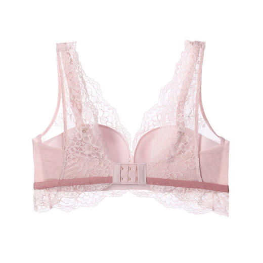 芬狄诗夏季新款蕾丝 无钢圈内衣女下厚上薄款美背聚拢文胸FB00178 商品图1