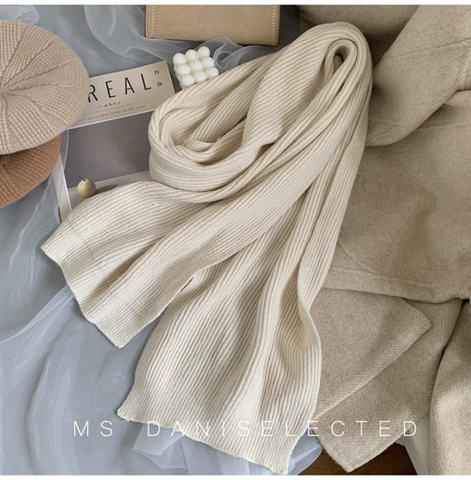 2021新款围巾 像奶茶一样温暖~韩国ins百搭柔软保暖厚围巾女冬季学生潮圣诞 商品图5