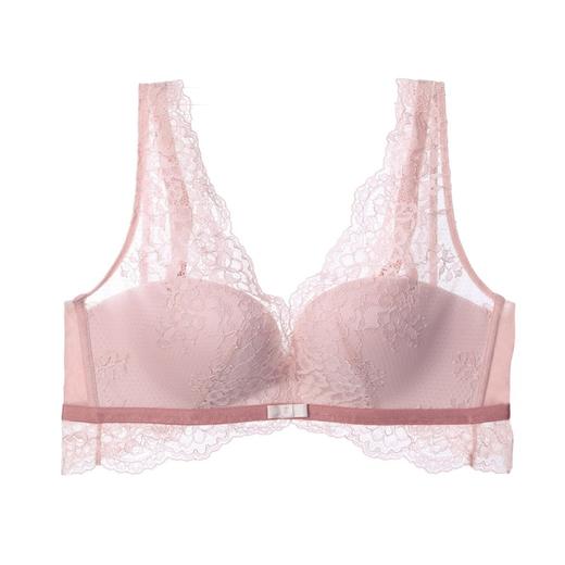 芬狄诗夏季新款蕾丝 无钢圈内衣女下厚上薄款美背聚拢文胸FB00178 商品图3