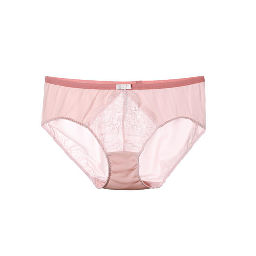 芬狄诗蕾丝低腰内裤女纯棉底档撞色蝴蝶结包臀舒适三角裤F200179 商品图5