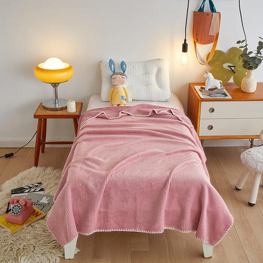 【一款多用 双面绒加厚保暖】新款儿童云貂绒休闲贴布毛毯婴幼园动漫卡通空调小毯子膝盖毯 商品图8