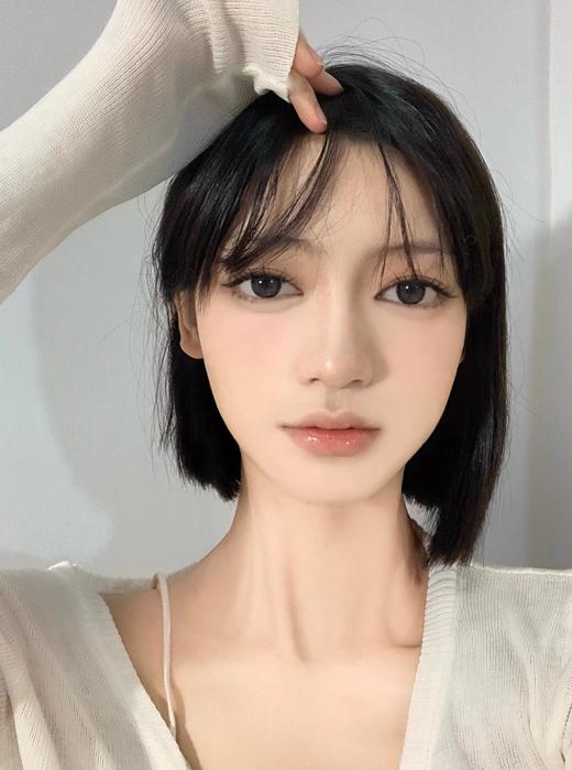 Peachcon旗下 · 水润微光系列 | 镜光月灰 · 夜光耀黑 · 波光微蓝 | 14.5mm大直径 年抛美瞳 商品图14