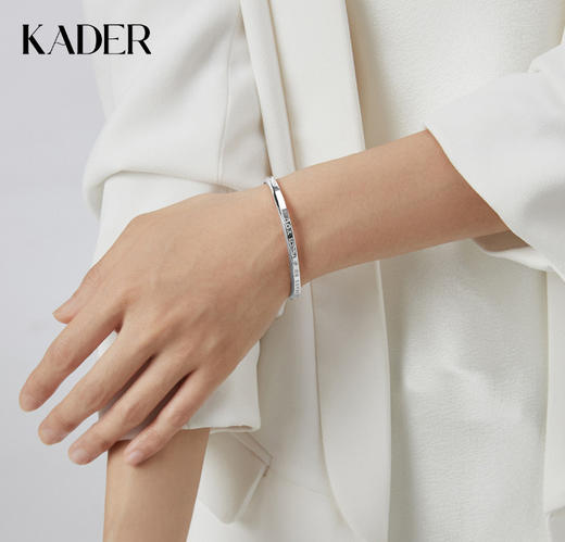 KADER 简约钻石手镯 商品图1