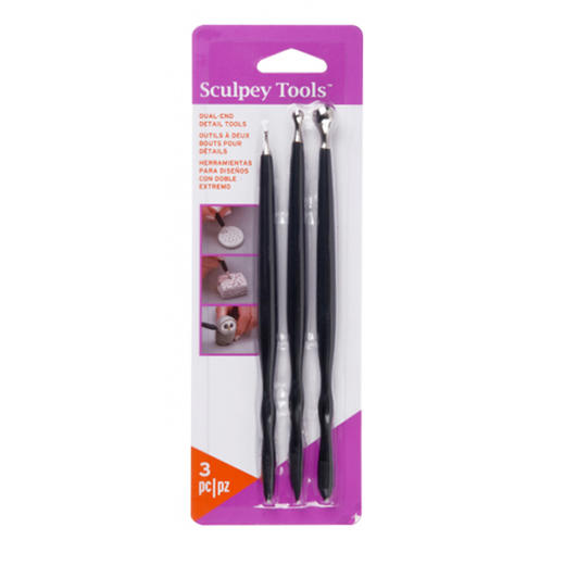 美国SCULPEY黏土双头球形细节工具3件套 商品图4