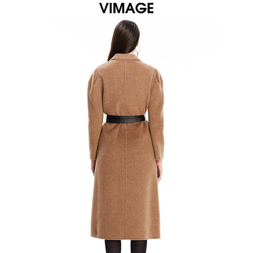 VIMAGE纬漫纪冬装新款女装欧美复古羊毛呢外套女大衣V1614220 商品图2
