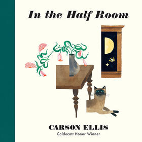 进口英文原版 IN THE HALF ROOM 在一半的空间里 低幼儿童英语启蒙认知绘本 亲子互动共读早教书 宝宝睡前童