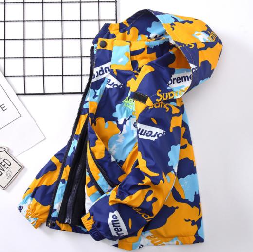 【童装】男童合一加绒可拆卸连帽冲锋衣 商品图3