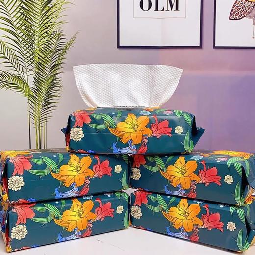 【爆款超低价预售 急单慎拍】一次性洗脸巾纯棉抽取式不掉毛不掉絮干湿两用珍珠纹棉柔卸妆巾 商品图0