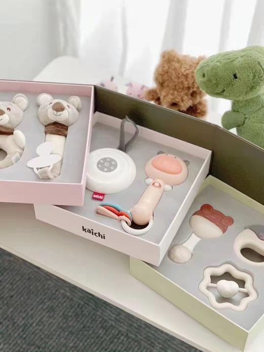 kaichi进口专供新生儿声光安抚玩具套装宝宝伴手礼礼盒0+ 商品图1