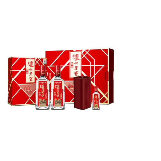 【酒厂直营】52度泸州老窖中华老字号特曲（第十代） 500ml*2+42度100ml盲盒礼盒装 泸州老窖官方旗舰店 商品图0