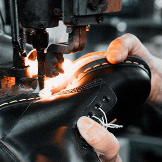 马登男式马丁靴男鞋高帮皮靴子黑色英伦中帮工装棉鞋 商品图3