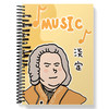 【人人都爱的谱夹】 A4乐谱夹 2021年上海音乐出版社 音乐家Q版可爱风格音乐文创 乐谱夹 贝多芬、莫扎特款 商品缩略图1