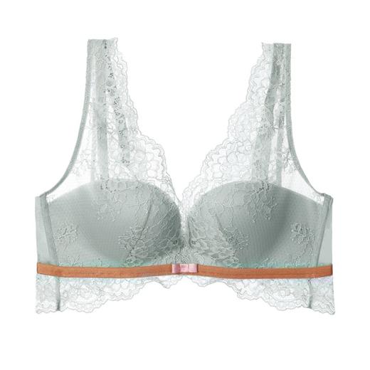 芬狄诗夏季新款蕾丝 无钢圈内衣女下厚上薄款美背聚拢文胸FB00178 商品图4