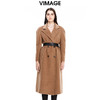 VIMAGE纬漫纪冬装新款女装欧美复古羊毛呢外套女大衣V1614220 商品缩略图4