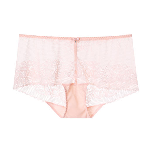 芬狄诗性感蕾丝薄款无痕简约舒适修身包臀中腰平角裤F200236 商品图5