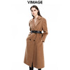 VIMAGE纬漫纪冬装新款女装欧美复古羊毛呢外套女大衣V1614220 商品缩略图1