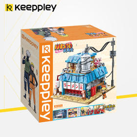 Keeppley火影忍者系列一乐拉面店拼装积木高难度建筑模型动漫周边