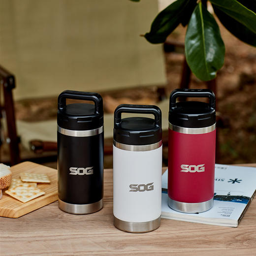 SOG索格  大口径双层真空 304不锈钢饮水杯便携保温随行杯旅行壶 商品图3
