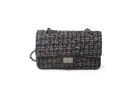 豪麟名鞋奥莱迪嘉女装羊皮革/纺织布TWPB12TW201黑色  原价1660元