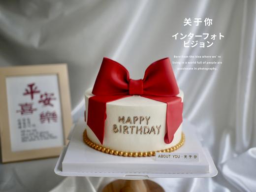 翻糖蝴蝶结一鲜奶动物奶油 商品图1