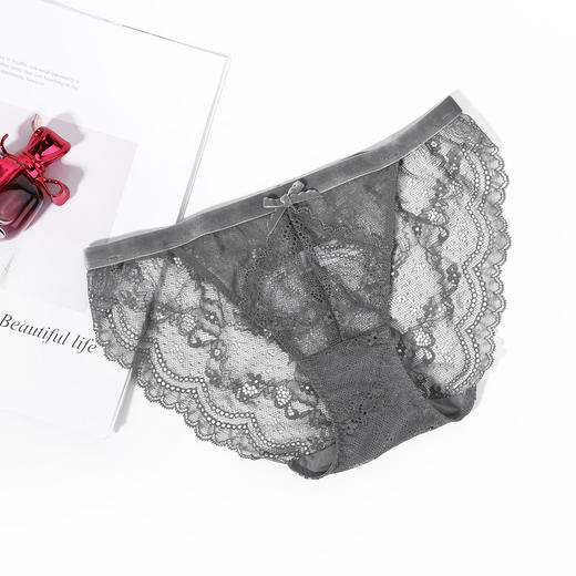 芬狄诗薄款包臀档里纯棉舒适低腰三角内裤F300149 商品图2