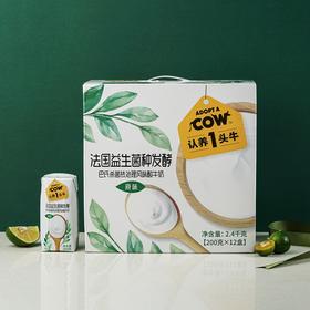 认养一头牛  经典原味常温酸奶一提 200g*12盒 