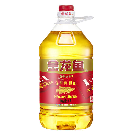 金龙鱼黄金比例食用调和油4升 商品图0