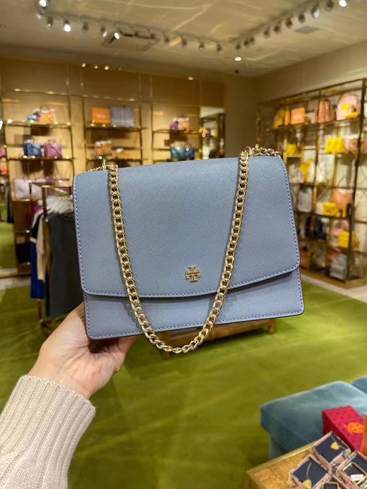 Tory burch ‼️‼️TB emerson风琴包😍😍十字纹理皮 商品图5