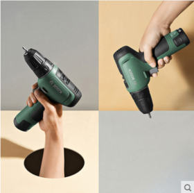 博世电钻家用充电式手电钻多功能手电钻电动螺丝刀12V小绿侠