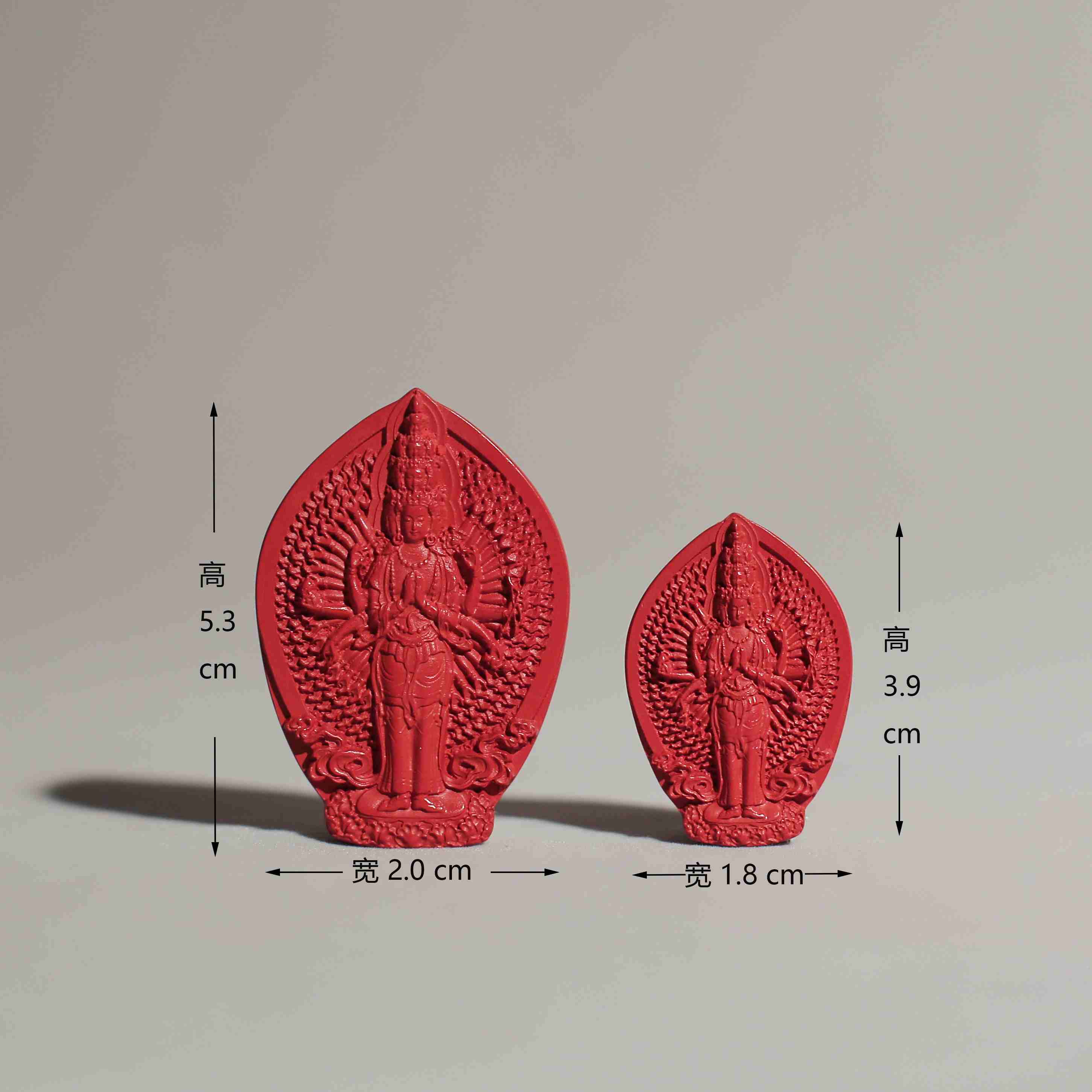 千手观音 红朱砂 擦擦