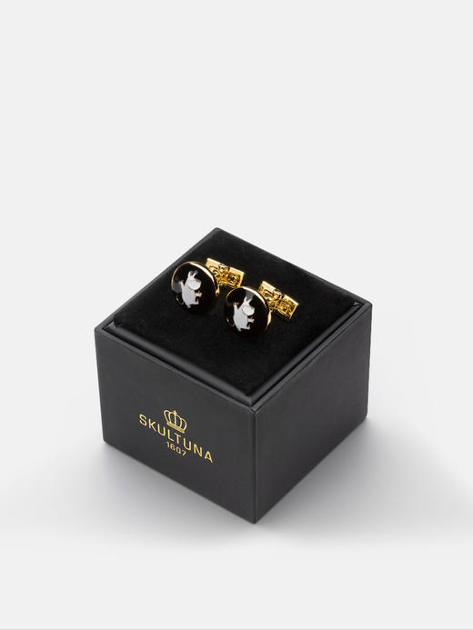 北京仓｜Skultuna-Moomin 联名款-开心的姆明 袖扣［瑞典设计师］ 商品图3