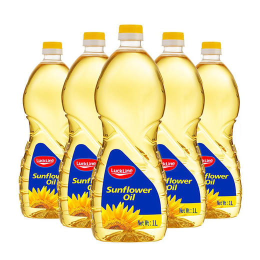洛克莱物理压榨葵花籽油乌克兰原瓶原装进口食用油1L 商品图1