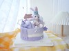 女生蛋糕 紫色系 翻糖蝴蝶结 迪士尼星黛露 商品缩略图0