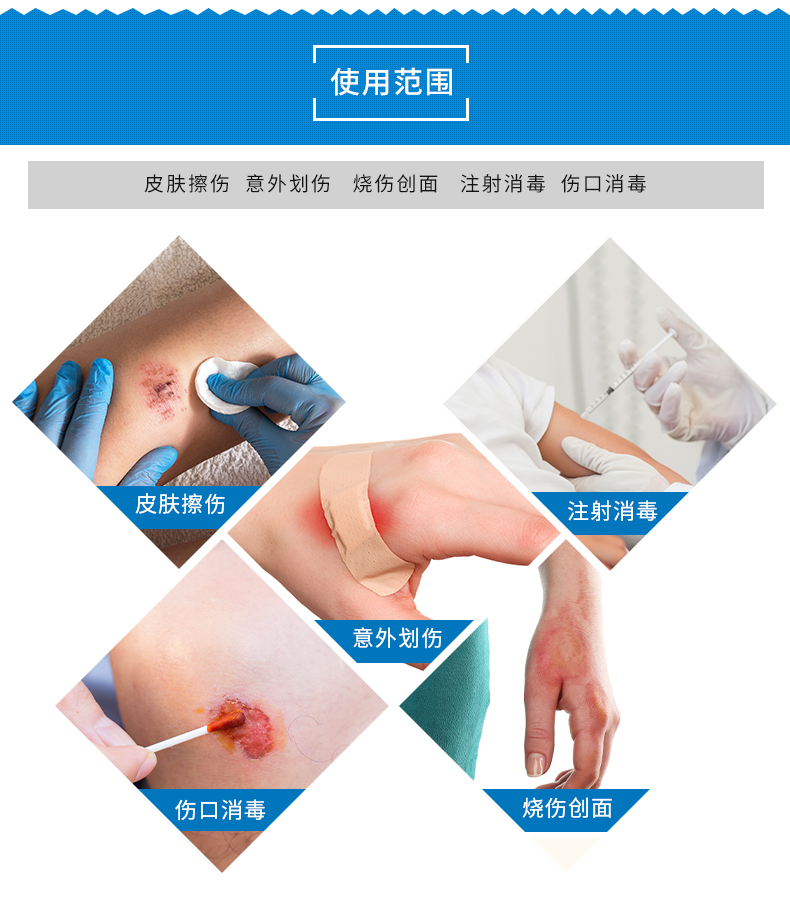 点而康碘伏皮肤消毒液500ml替代紫药水红药水