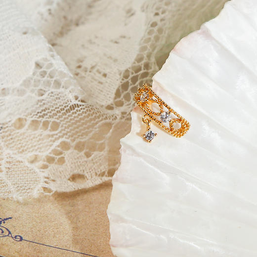 Manreya玛芮雅「璀璨星光」S925轻奢镂空气质时尚无耳洞耳骨夹女 商品图6