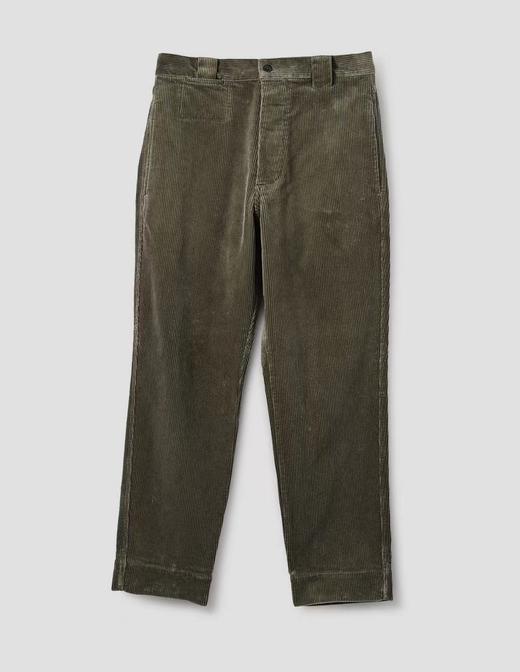 MHL  男士象灰绿灯芯绒直筒裤 商品图10