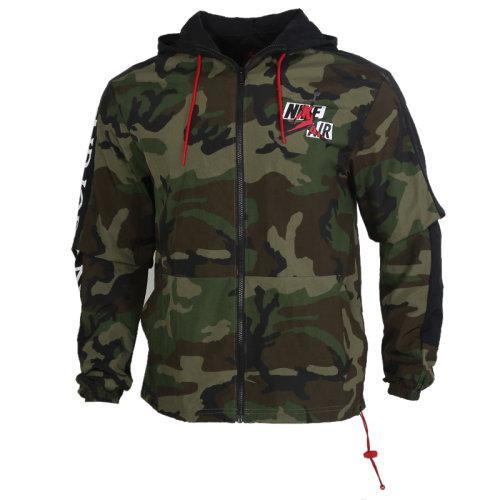 Nike耐克外套男装春季新款连帽迷彩休闲运动服夹克CU2031-222 商品图0