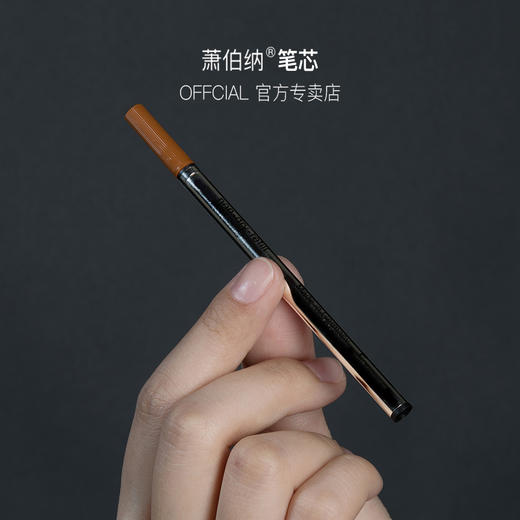 Bernard Shaw/萧伯纳笔芯速干防水大容量巨能写签字笔宝珠笔专用笔芯黑色走珠笔头德国进口直插式通用笔芯 商品图2