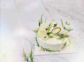 【白玫瑰】流行蛋糕