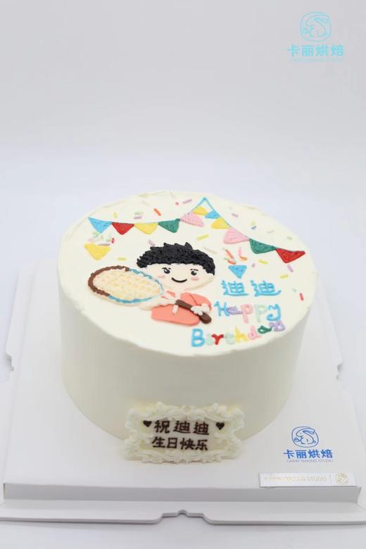手绘蛋糕（羽毛球蛋糕） 商品图0
