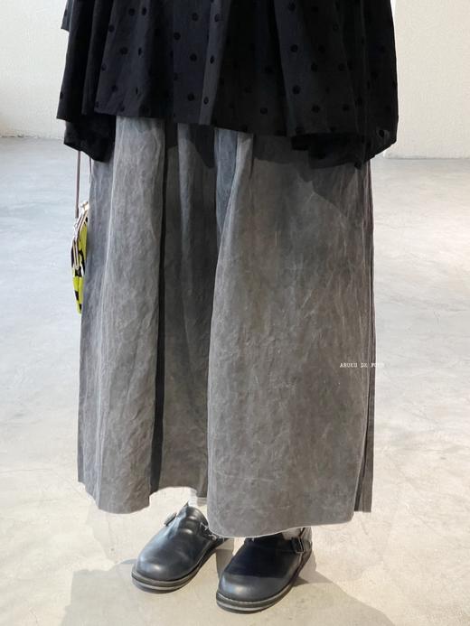 elsa esturgie 炭灰阔腿裤裙裤 商品图0