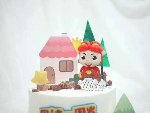 男孩蛋糕 猪猪侠主题 周岁蛋糕~ 商品图1